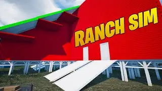 Vi målar vår bas helt röd i Ranch Simulator