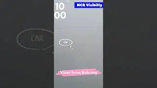 Dense Fog Blankets Noida | Chilling Delhi NCR Winter Vibes #delhifog #densefog #fog #coldwave