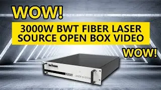3kw BWT fiber laser source open box video #laser#BWT #source#Laserequipment