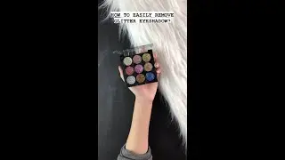 Hack to Remove Pressed Glitter