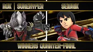 Surehyper (Волк) против Seibrik (Боец Mii) - Четвертьфинал турнира ROK Esports Smash Starbrawl In...