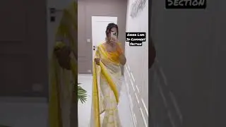 Bollywood Style Sequence Work Banglori Saree with Blouse Piece 🤩💛 #shorts #sareedrapping #sareehaul