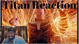 Avengers Infinity War - Titan Fight Scene Reaction