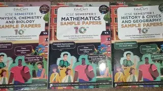 Educart Sample Papers Class 10th ICSE For Semester 1 examination 2022 | By Books Reviewer