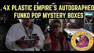 4X PLASTIC EMPIRE'S AUTOGRAPHED FUNKO POP MYSTERY BOXES