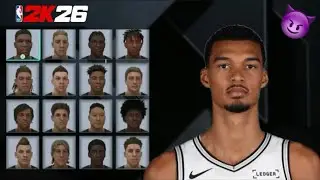 Best Victor Wembanyama Face Creation in NBA 2K26! 