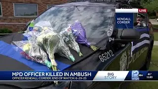 Milwaukee community honors fallen officer Kendall Corder