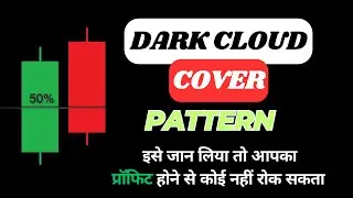 Dark cloud cover candlestick pattern in Hindi | how to identify dark cloud cover pattern #trading