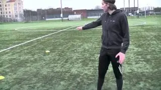 Fotbollsövningar med Alexander Fioretos