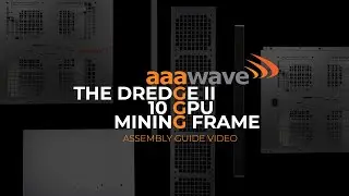 How to build 10 GPU Mining Frame - THE DREDGE II 10GPU MINING FRAME assembly guide video