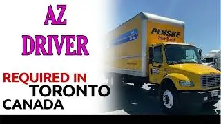 AZ DRIVER REQUIRED IN CANADA| Driver Jobs in Toronto Canada #Torontojobs #jobsinToronto