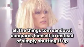 All the things Sandoval compares to sCandoval (besides OJ Simpson, George Floyd, & Danny Masterson)