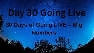 Day 30 Of Being A Consistent Content Creator!