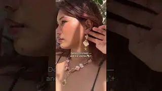 Derya 2.0 is back,and she&rsquo;s better🐚🌺 #deemaandco #statementjewelry #waterproofjewelry #tarnishfree