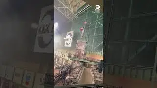 Heavy rain falls inside Houston Astros&rsquo; stadium &mdash; despite roof being closed
