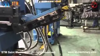 Full automatic tube bender, pipe bending machine with auto loader, CNC mandrel bender