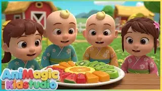 New Johny&rsquo;s Fruit Stall Song 🍎🍌🍇 | Fun Kids Fruit Learning Song