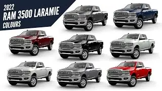 2022 RAM 3500 Laramie Truck - All Color Options - Images | AUTOBICS