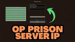 Minecraft OP Prison Server IP Address 2024