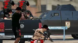 GTA V - VIDA DO CRIME - JAUM PULOU NA B4L4 COMIGO CONTRA A P0LICIA #42 T1