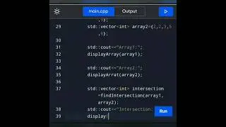 Day 32 of series|| How to write a c++ program to find the intersection of two arrays.