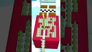 Stacky dash very smooth gameplay ASMR Sound like this game level 87 #shortsfeed #stackydashandroid