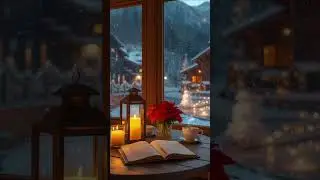 Soft Winter Jazz at a Christmas Coffee Shop  #relax #relaxnightjazz #cafejazz