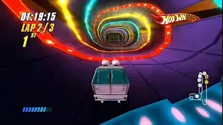 Ps2 Hot wheels beat that, cool one gameplay in bowling ball bash