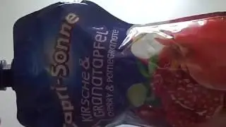 Capri Sonne Capri Cherry Pomegranate Sun Kids Beverage Drink Unwrapping ASMR Unboxing Opening Review