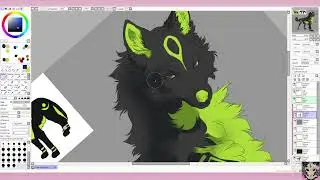 [ Timelapse 59 ] ame1996 &ndash; wolf speedpaint