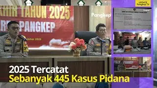 Kriminalitas di Pangkep Turun, Kasus ITE dan Curat Alami Kenaikan