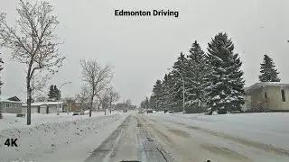 Winter Driving - Extreme Cold in Edmonton, AB, 🇨🇦
