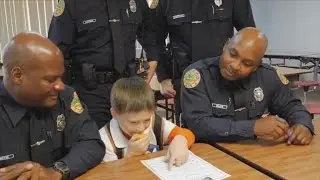 Cops Attend 'Breakfast with Dad' Event For 7-Year-Old Whose Father Was Murdered