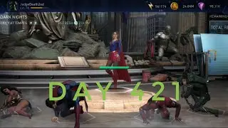 Injustice 2 mobile. Road to 100mil TTV f2p.Day 421 Dark Nights Heroic 4 Tier 3 subbosses are down 