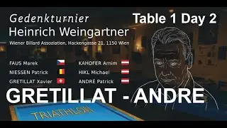 Triathlon Gedenkturnier Heinrich Weingartner : Xavier Gretillat vs Patrick Andre