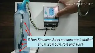 IoTfiers Water level Indicator with Tank full and Tank empty Alarm