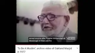 MASTER WD FARD MUHAMMAD SPEAKS!  He did return to us.