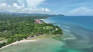 Aerial Views of Ocean Cliffs, Roads, and Rice Fields