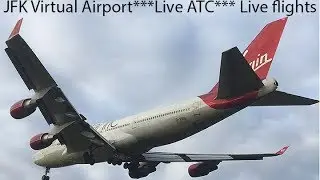 JFK AIRPORT  **Virtual Airport**Live arrivals and departures ** New York New York