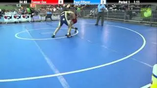 FILA Cadet 54 KG Tanner Cox vs. Paul Fitterer