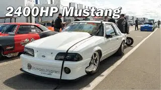 2400HP Single Turbo Fox Body Mustang | White Riot | X275