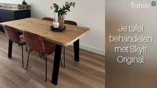 DIY Skylt Original #5510 aanbrengen op jouw eettafel of ander eikenhouten meubel - Stap voor stap!