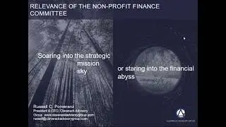 Nonprofit Finance Committees: What They Are Doing Well, Where They Need to Improve