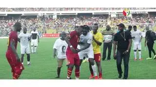 Gyan, Gasmila and Afriyie Acquah dance to Gasmila's Telemo