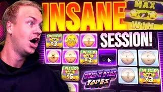 CRAZY MAX WIN SESSION ON RETRO TAPES!!!