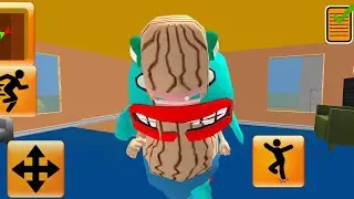 Plankton Gang Secret Sponge's Neighbor Escape 3D - Level 20 - Gameplay #5