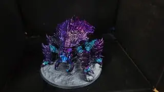 Painting A Giant Armored Space Bug, Day 223 Of Painting A Miniature Every Day