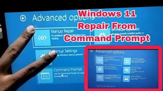Windows 11 Repair Loop Error to Use Command Prompt | How to Repair Windows 11 Blue Screen Startup