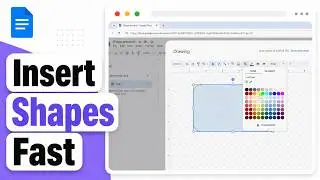 How to Add Shapes in Google Docs (Shapes Toolkit Basics)