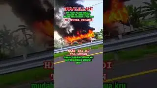 DI JALAN TOL MEDAN TANJUNG MORAWA #jalantoltranssumatera #busputrapelangi #infomedan #infosumut